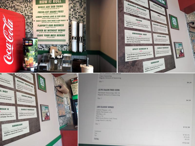 Wingstop Menu