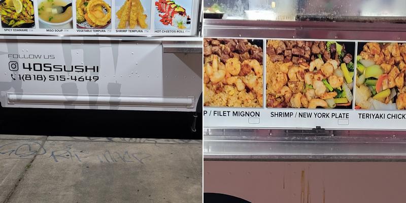 405 Teppanyaki Menu