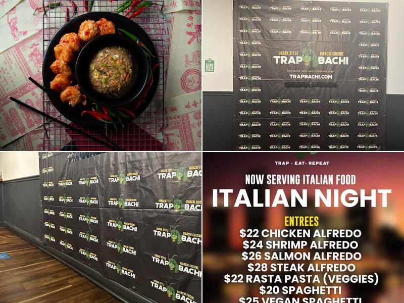 Trapbachi Menu