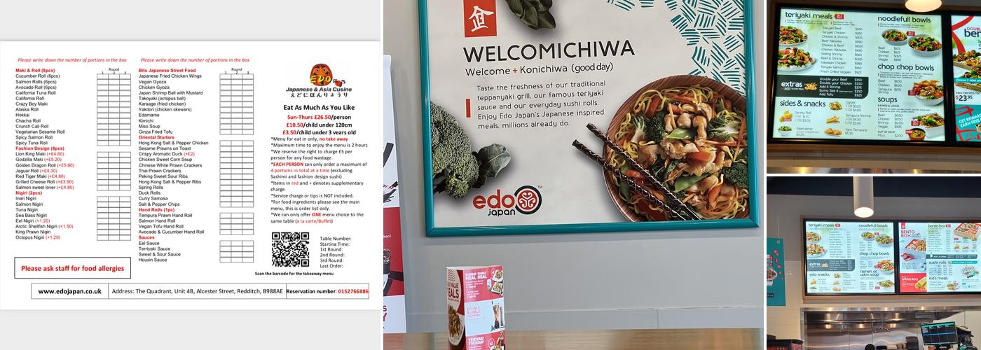 Edo Japan Menu