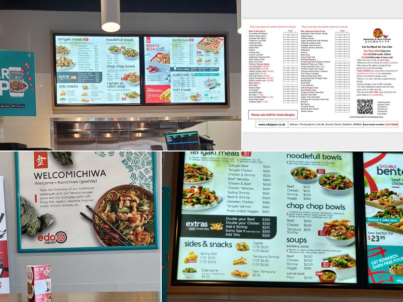 Edo Japan Menu