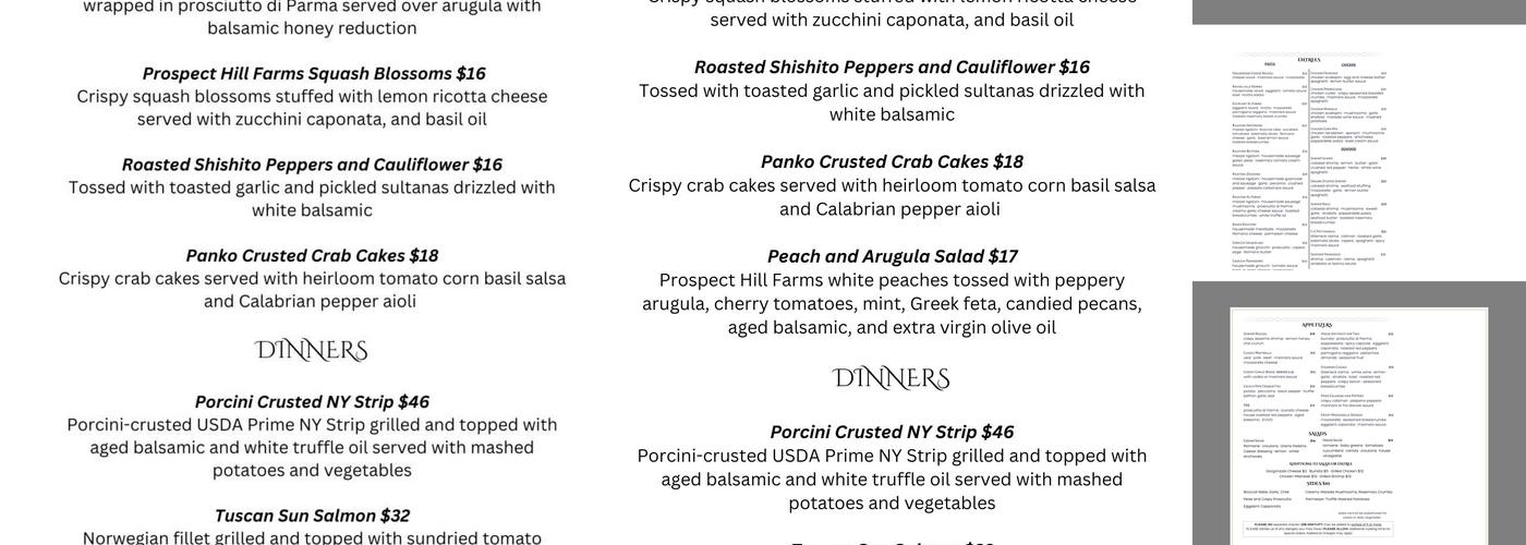 Encore Menu