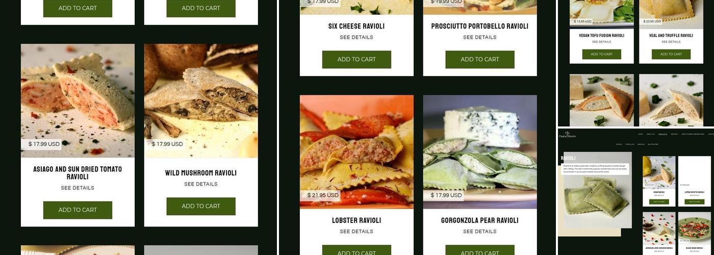 Pasta DiToni’s Menu