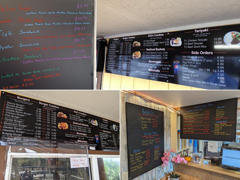 Burger Stand Menu