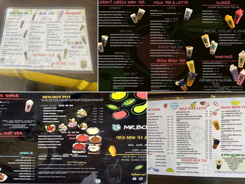 Mc BoBa Menu