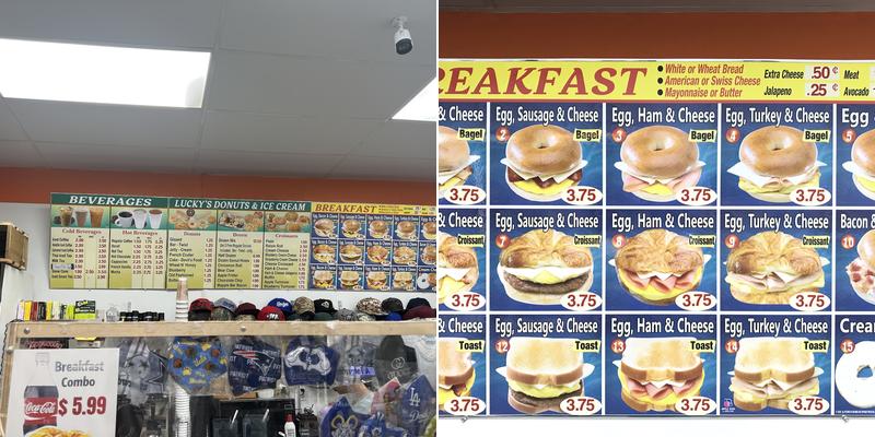 Lucky’s Donuts & Ice Cream Menu