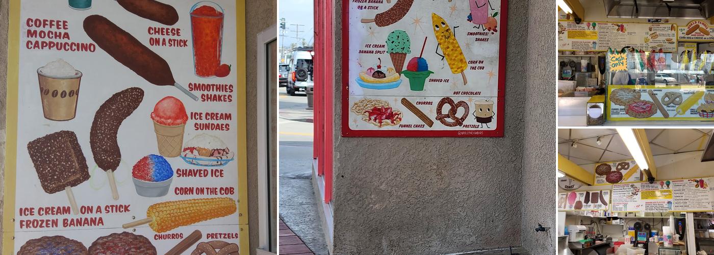 Jane's Corndogs Menu