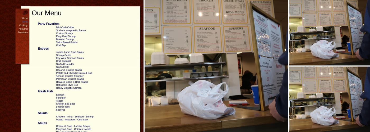 Christopher's Crabcakes Seafood & Deli Menu