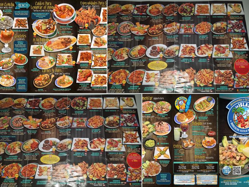 Las Islas Marias Menu