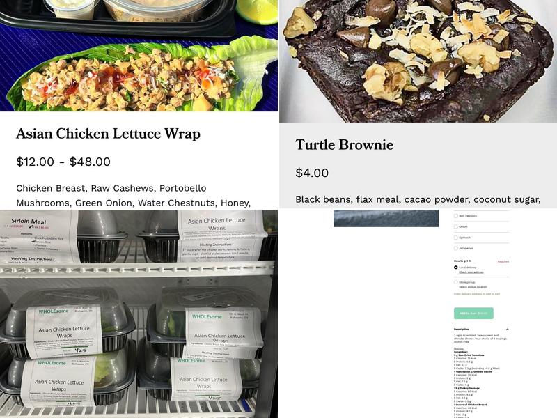 The WHOLEsome Package Menu