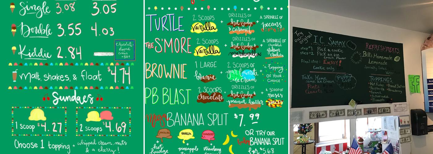 Sweets, Treats, & More Menu
