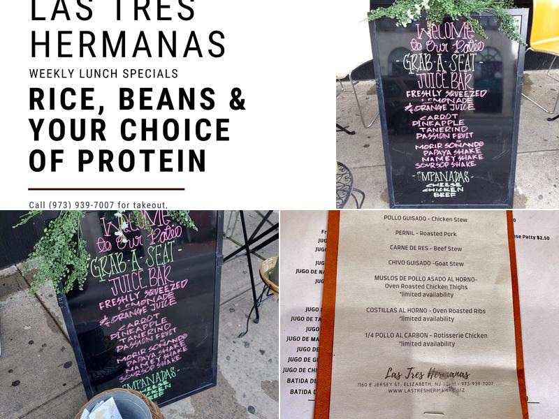 Two Sisters Caribbean Restaurant Menu