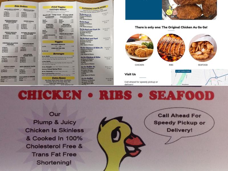 Chicken Au Go Go Menu