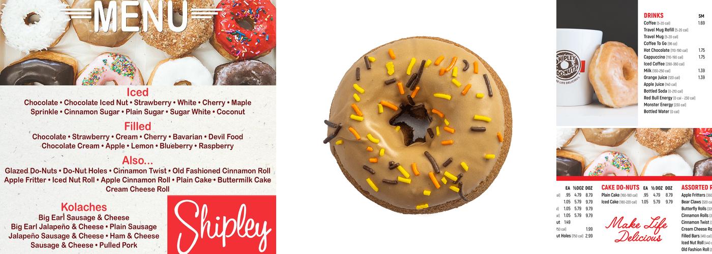 Shipley Do-Nuts Menu
