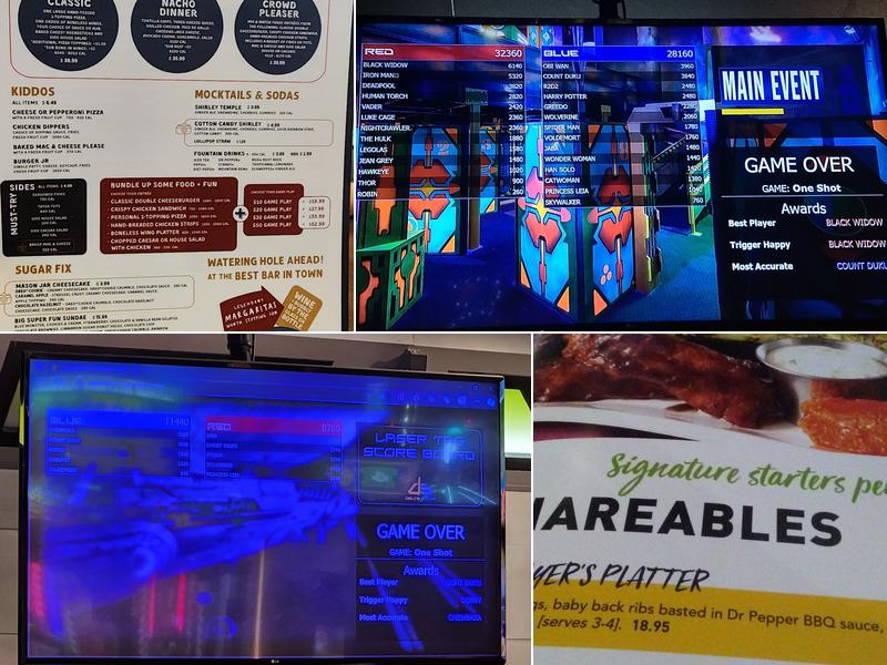 Main Event Shenandoah Menu