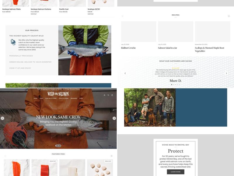 Wild For Salmon Menu