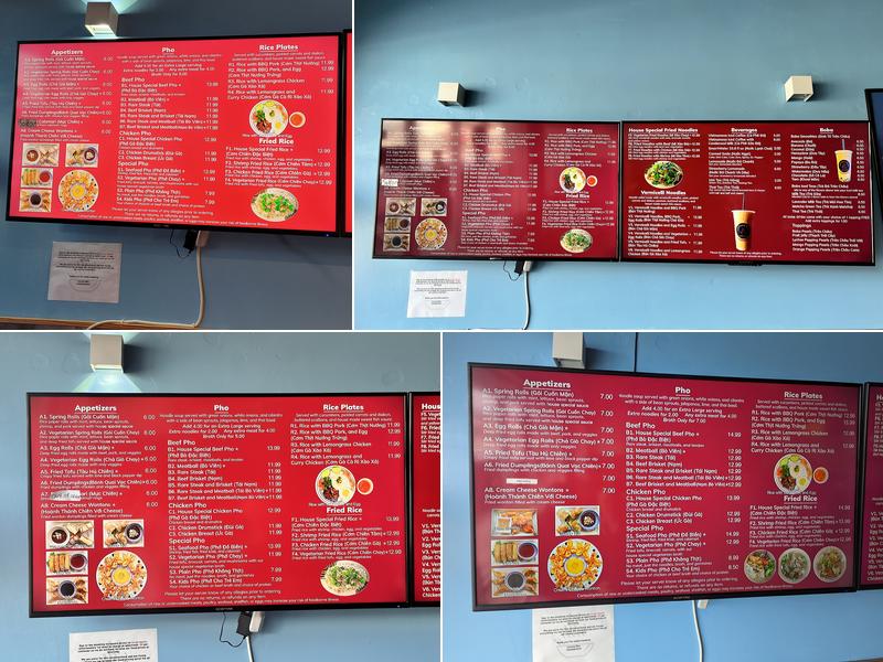 Lovely Pho Menu