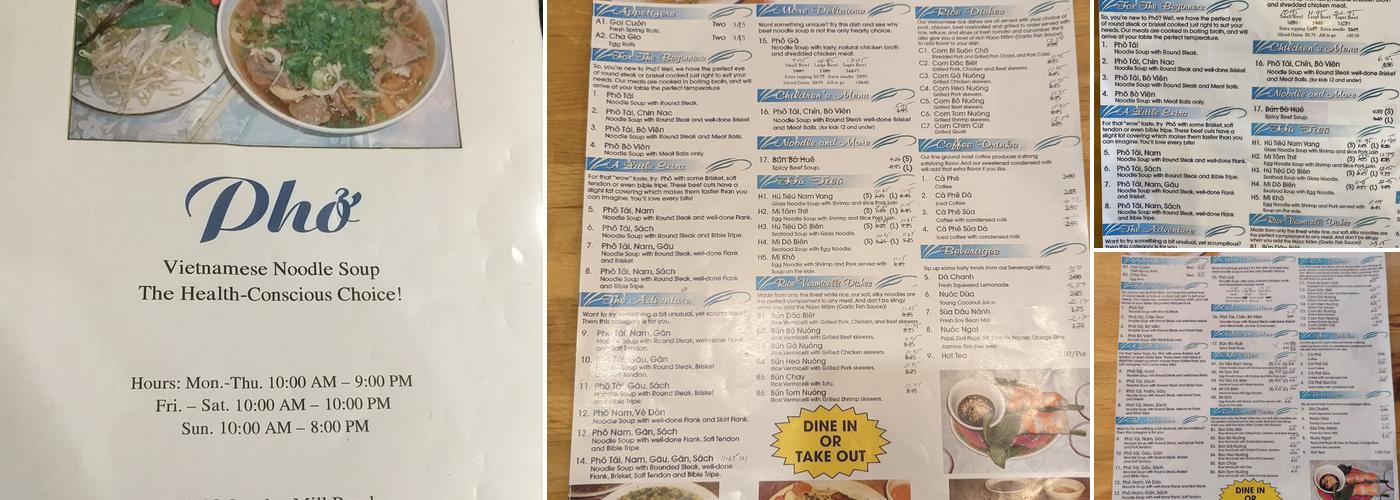 Pho 79 Menu
