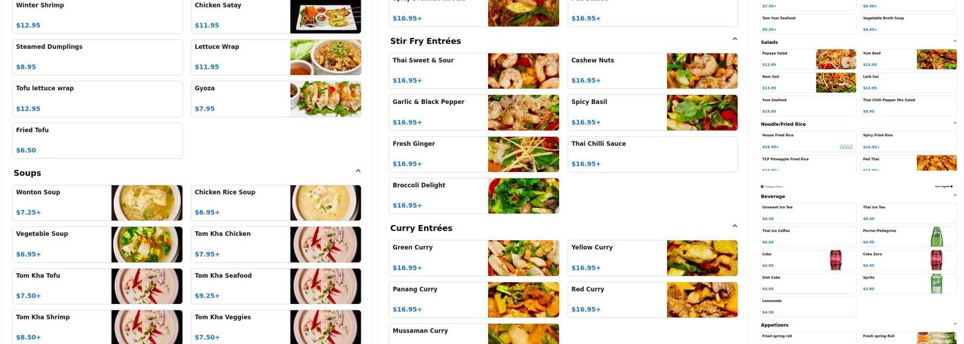 THAI Chilli Pepper - Lutz Menu