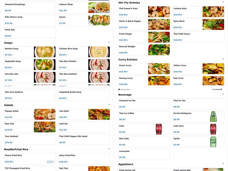 THAI Chilli Pepper - Lutz Menu
