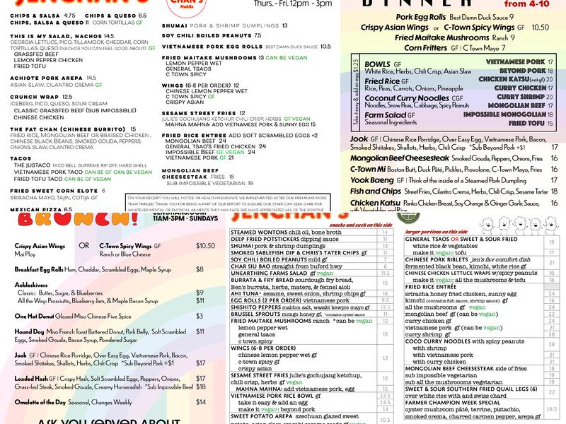 JenChan's Menu