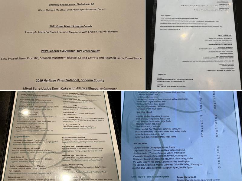 Bistro 45 Wine Bar & Grill Menu