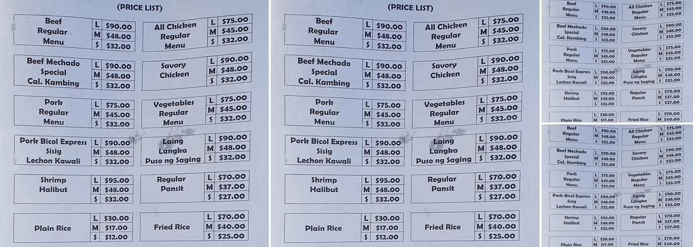 Itoy Sariling Atin Menu