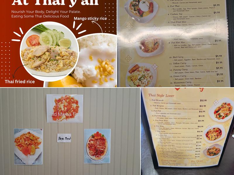 Thai Y'all Menu