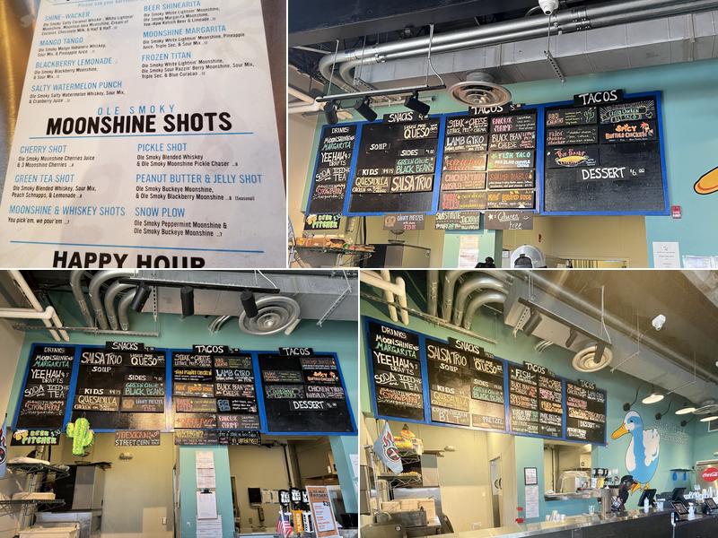 White Duck Taco Shop Menu