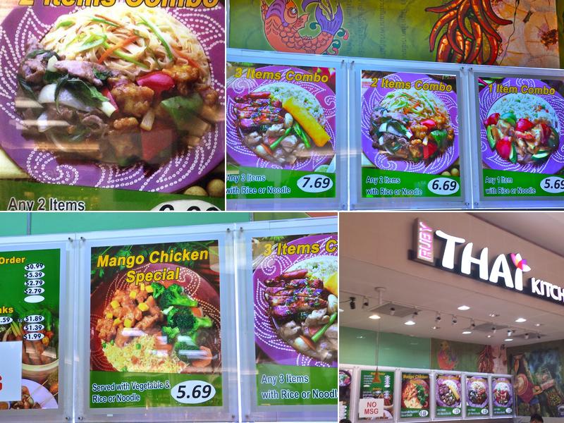 Ruby Thai Kitchen Menu