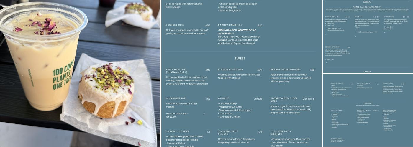 Corvus Bakery Menu