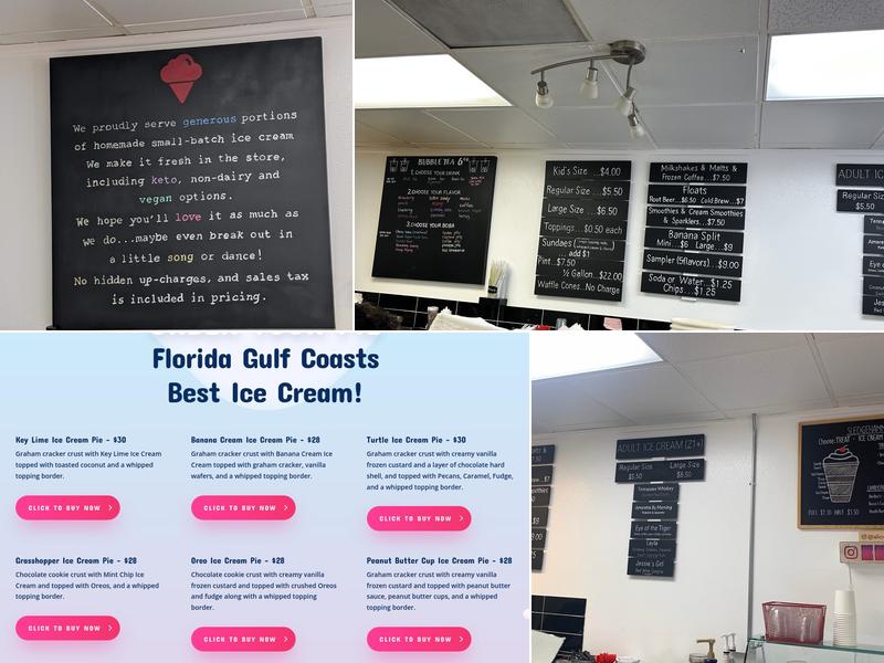 Frosty Oasis Menu