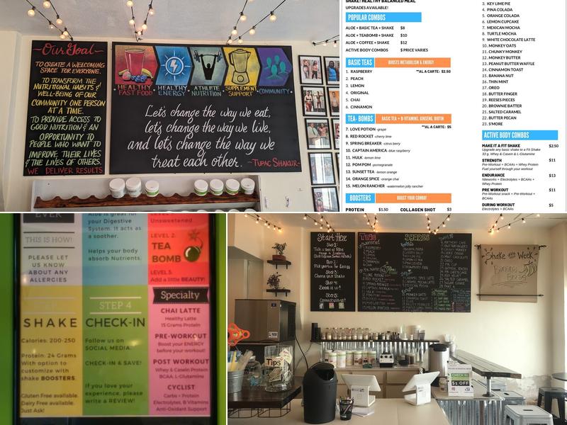 Rise & Grind Nutrition Menu