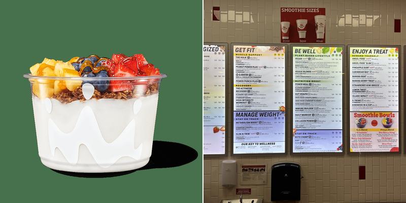 Smoothie King Menu