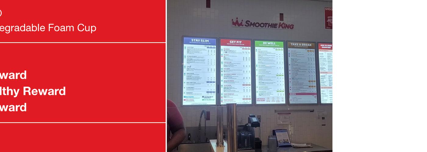 Smoothie King Menu
