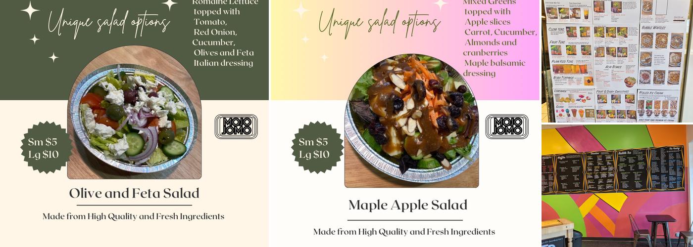 MOJO-JOMO Menu
