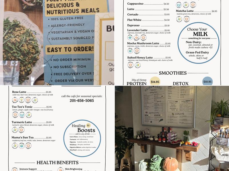 Busy Bee Organics Menu