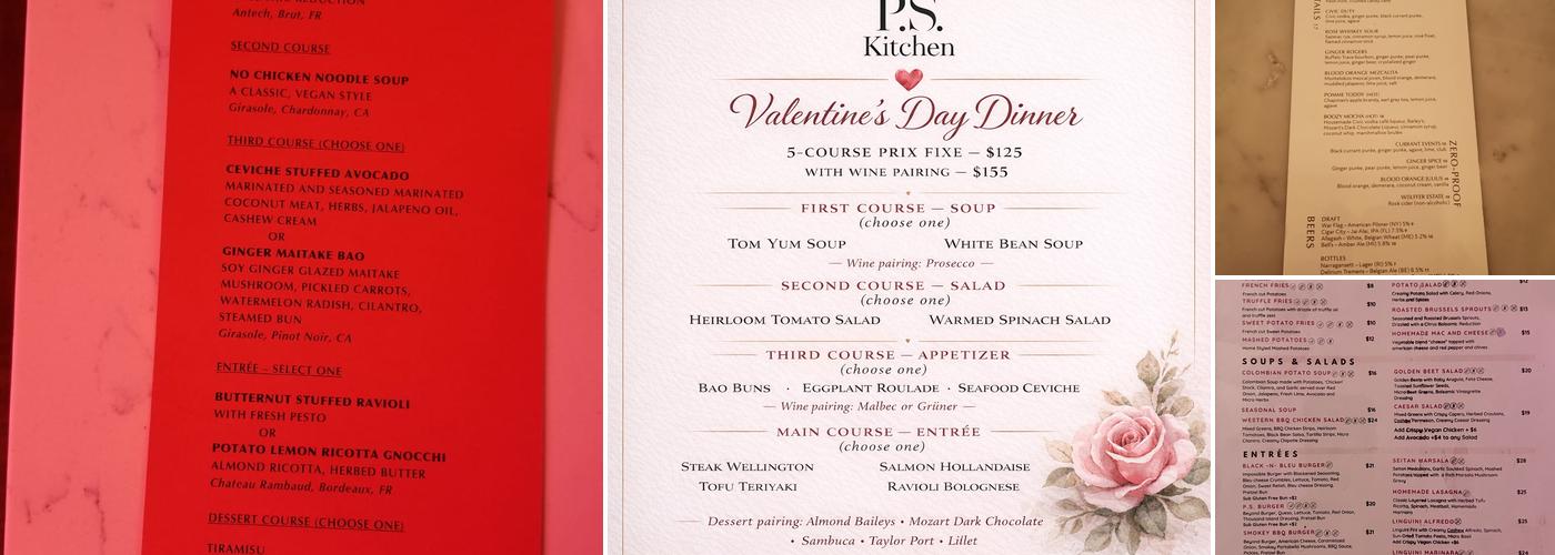 P.S. Kitchen Menu