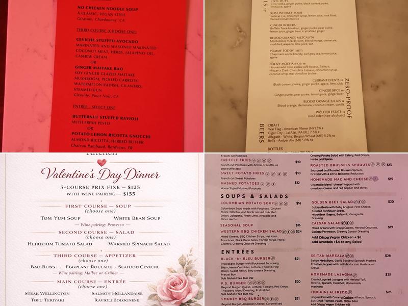 P.S. Kitchen Menu