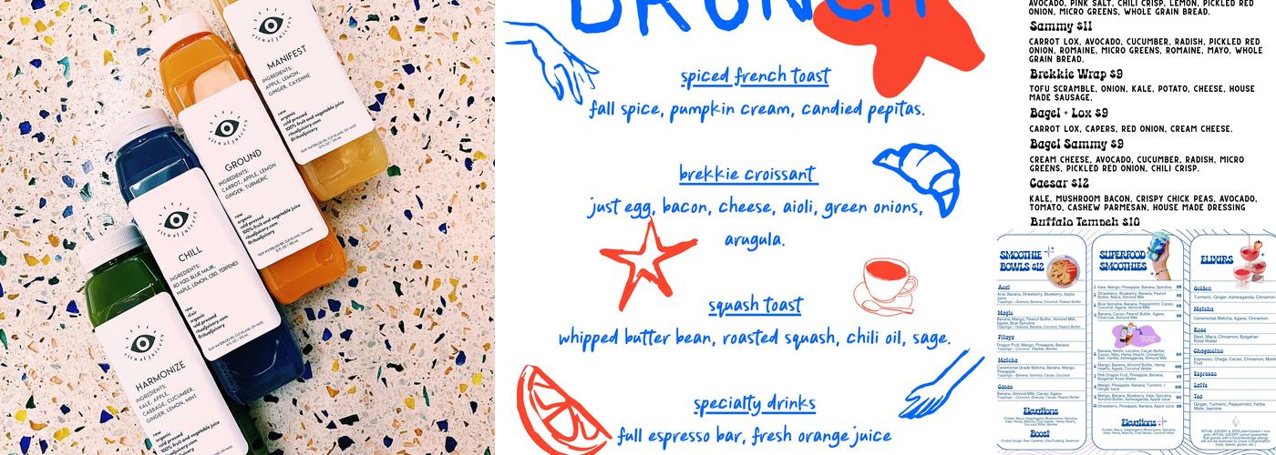 Ritual Juicery Menu