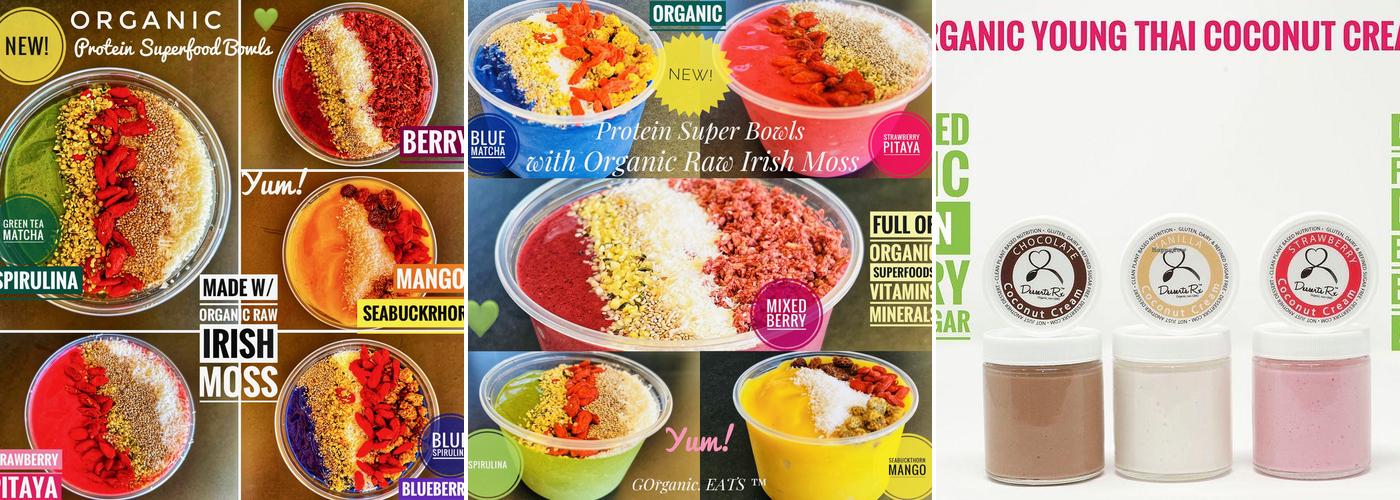 GOrganic EATS Menu