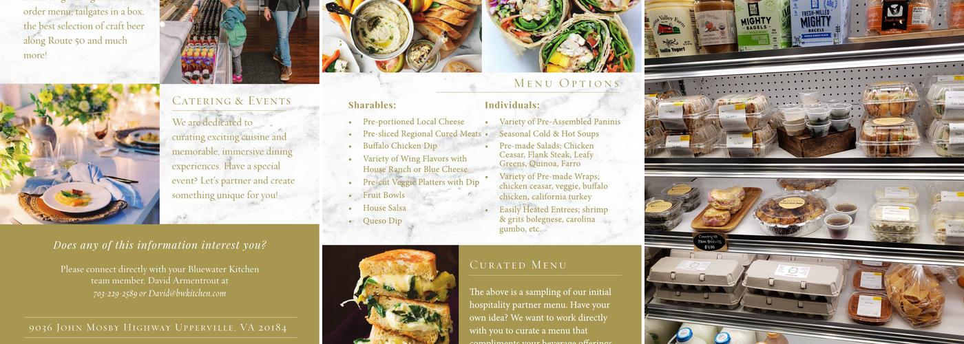 Bluewater Kitchen Menu