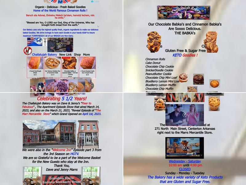 Challalujah Bakery Menu