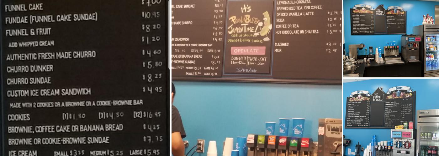 The Funnel House Menu