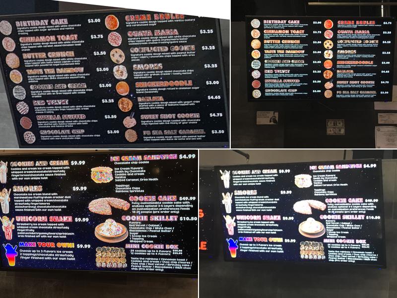 Midnight Cookies & Cream Tamarac Menu