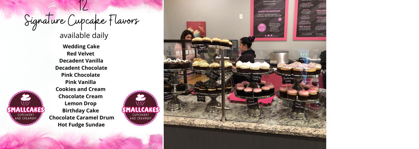 Smallcakes 30A Cupcakery & Creamery Menu