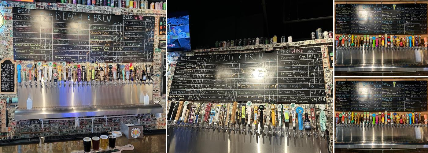 Beach and Brew on 30A Menu
