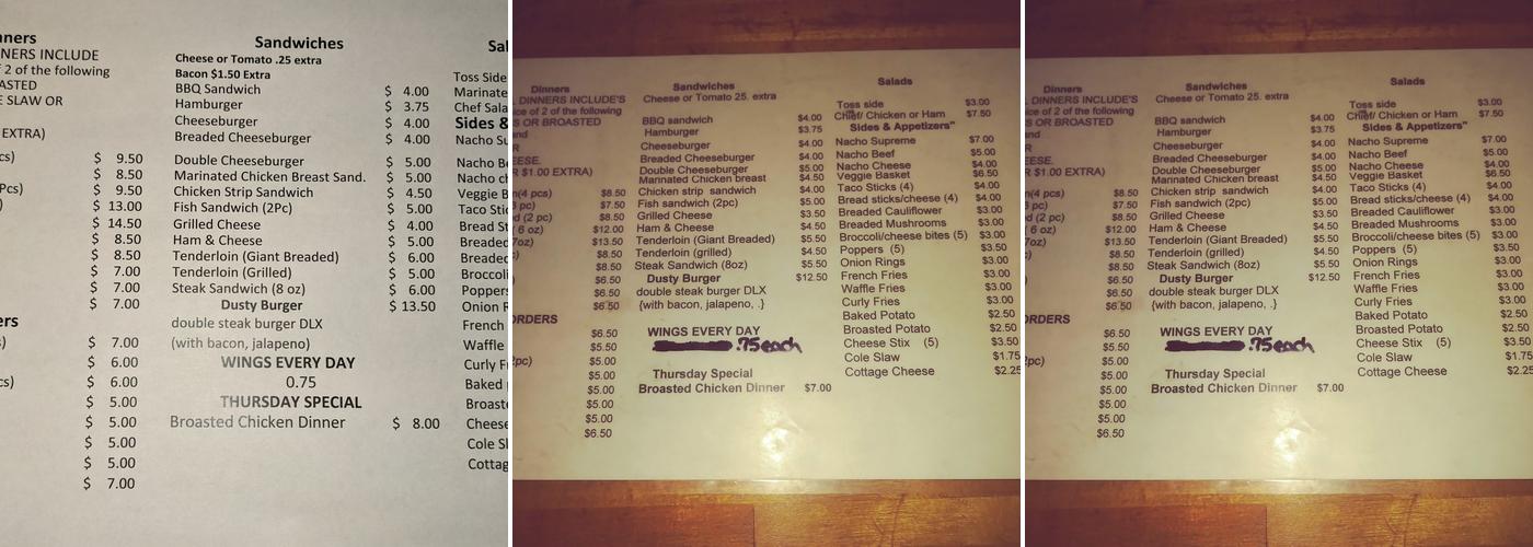 The Post Menu