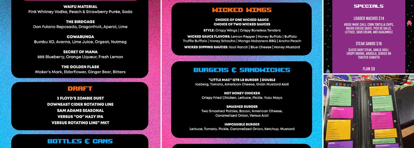 VERSUS Menu