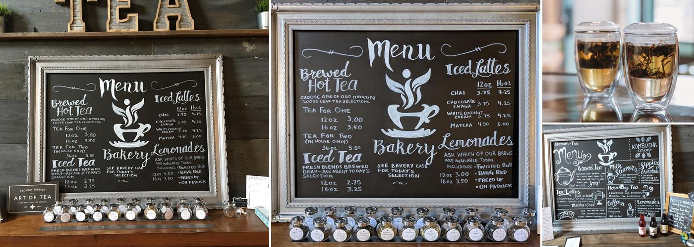 HumaniTea Menu